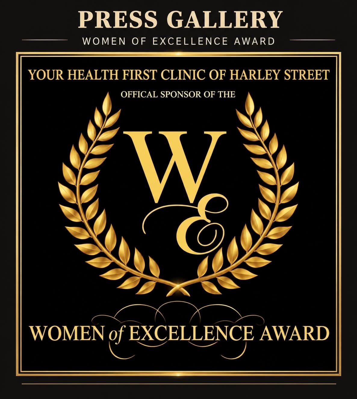 YourHealthFirst Clinic of Harley Street — official sponsor of the Women of Excellence Award