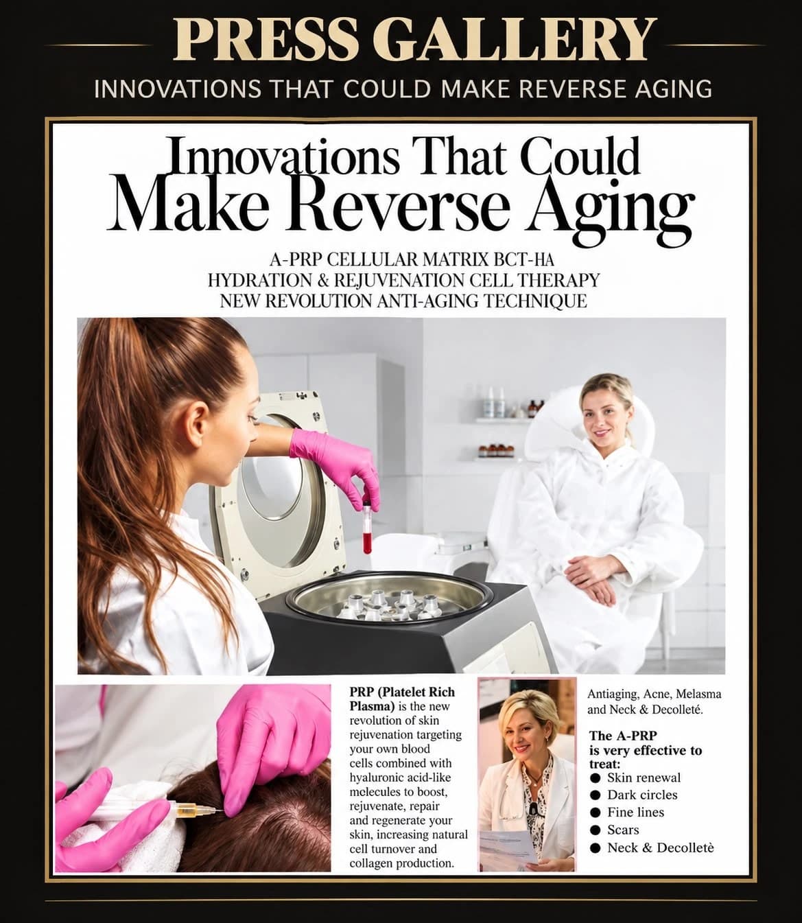 Innovations That Could Make Reverse Aging — A-PRP Cellular Matrix feature